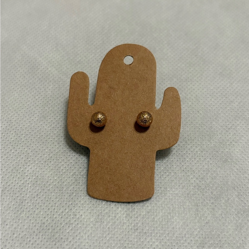 Gold Stud Earrings